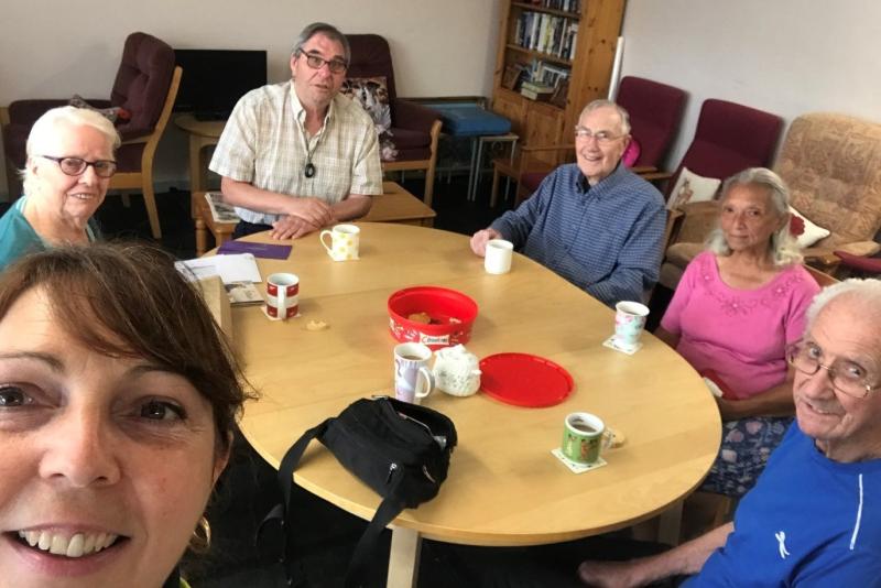 Vale Court Tea Break, Barnet Homes, Oct 2019